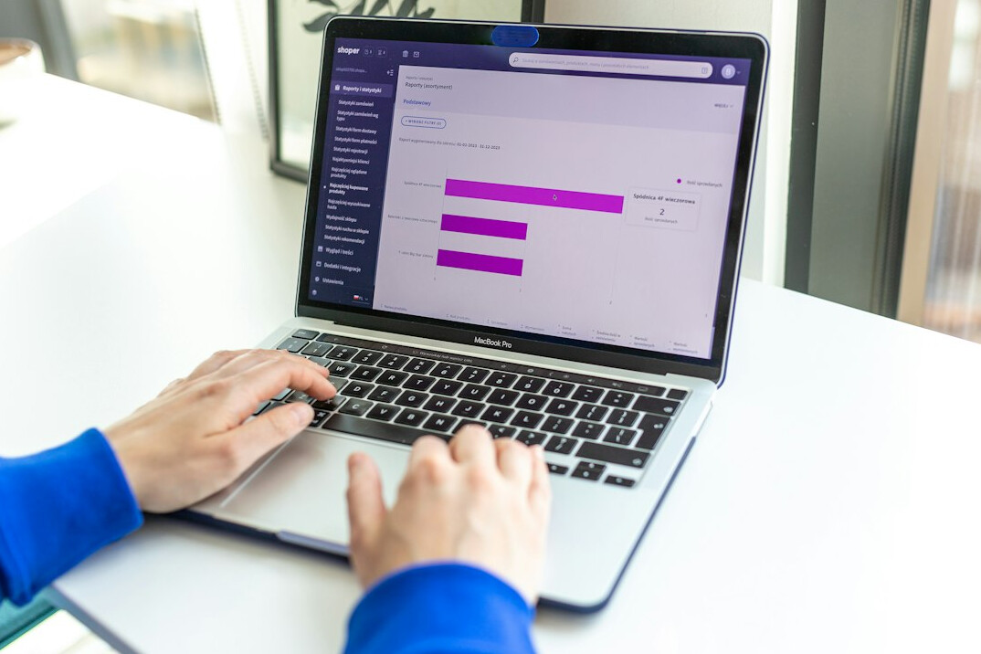 person learning python on laptop